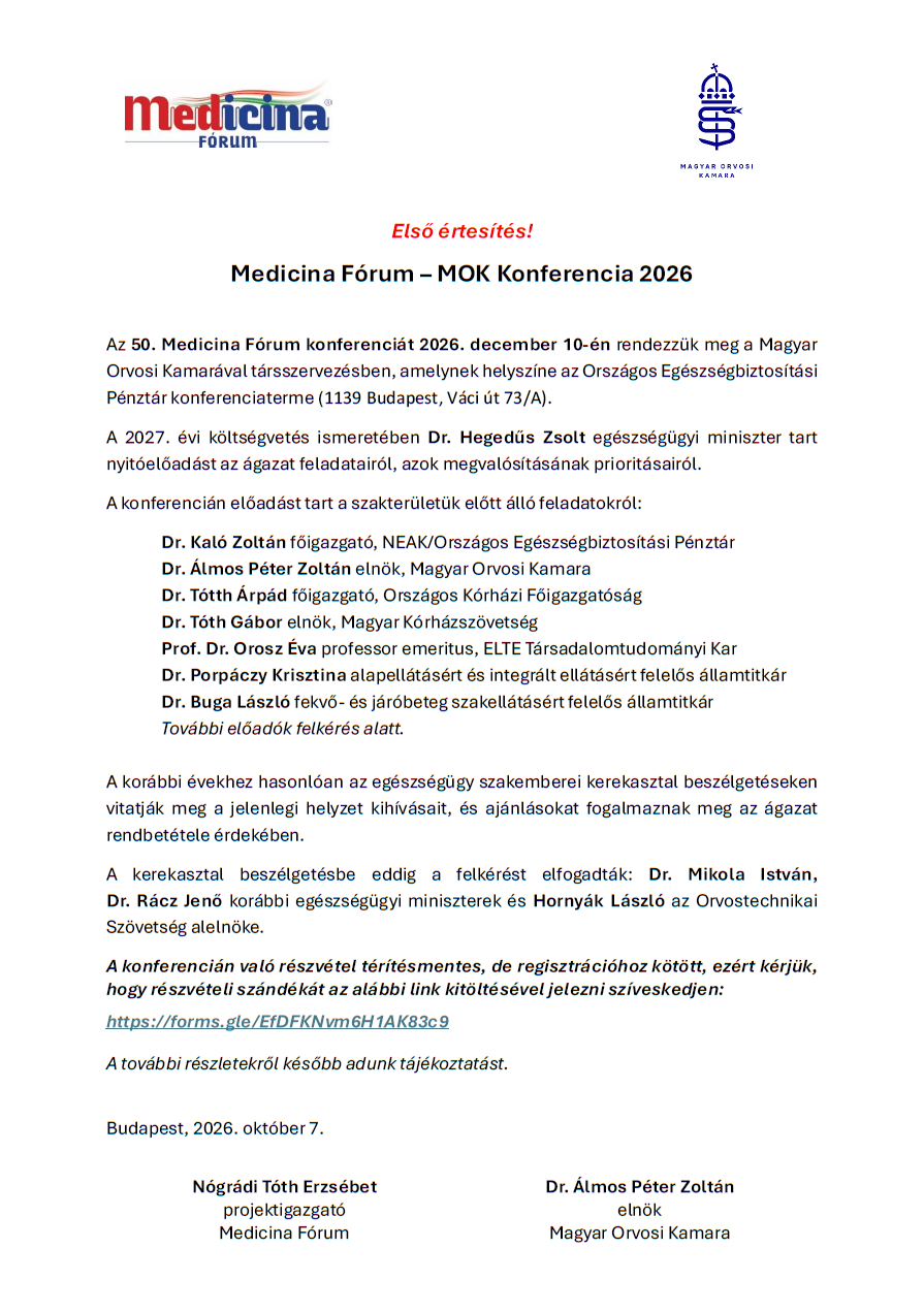 Medicina konferencia